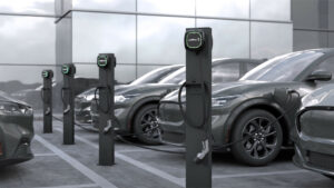 Electric vehicles connected to Pulsar charging stations